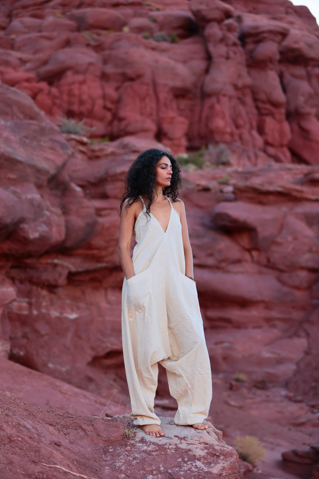 Anaya jumpsuit overalls white/cream