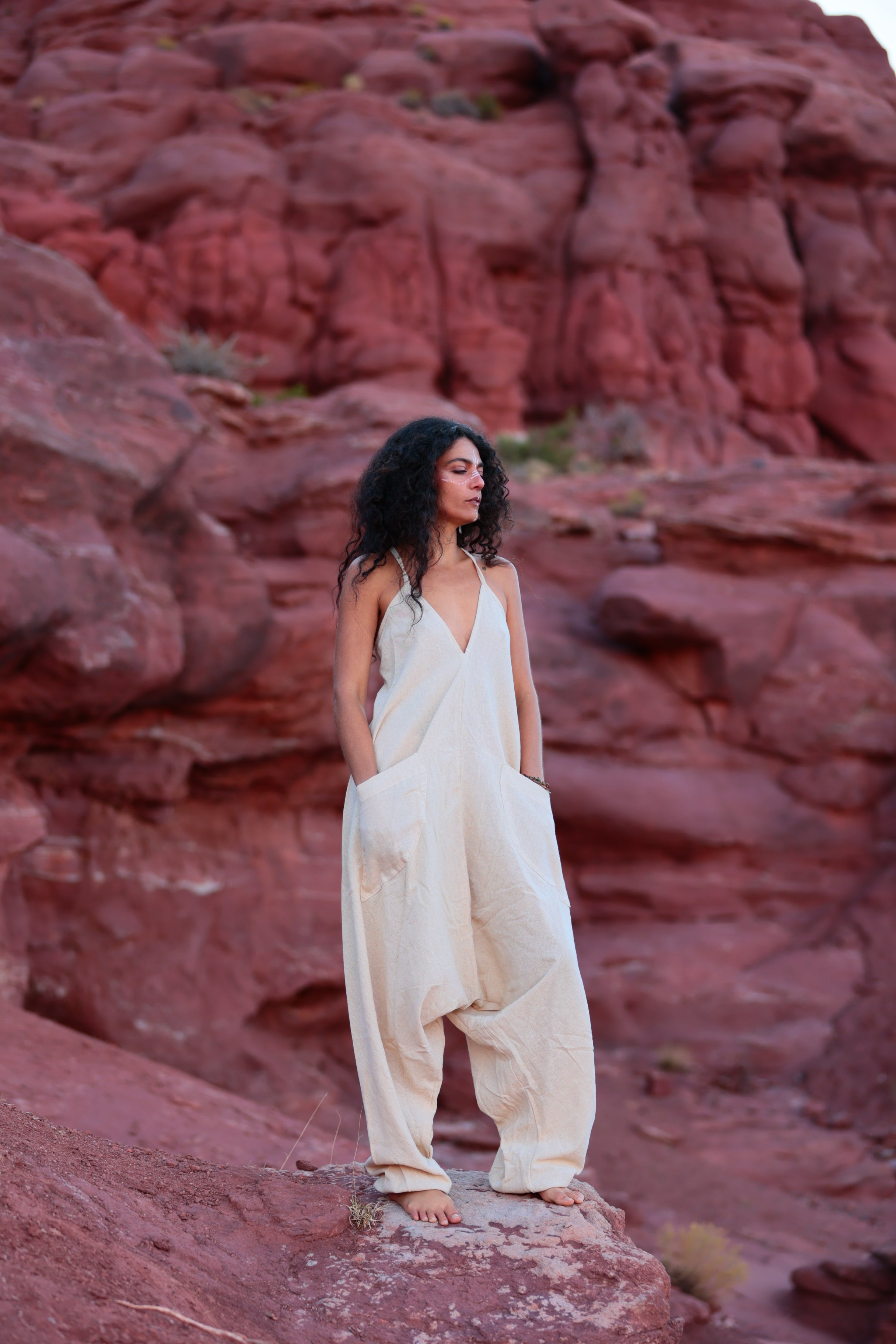 Anaya jumpsuit overalls white/cream