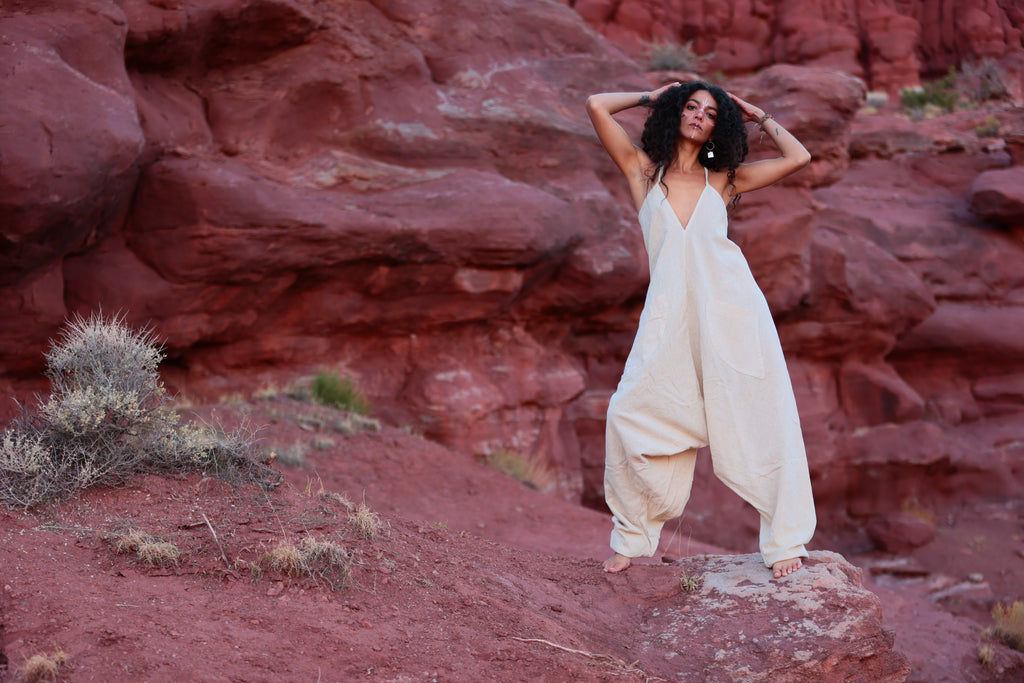 Anaya jumpsuit overalls white/cream