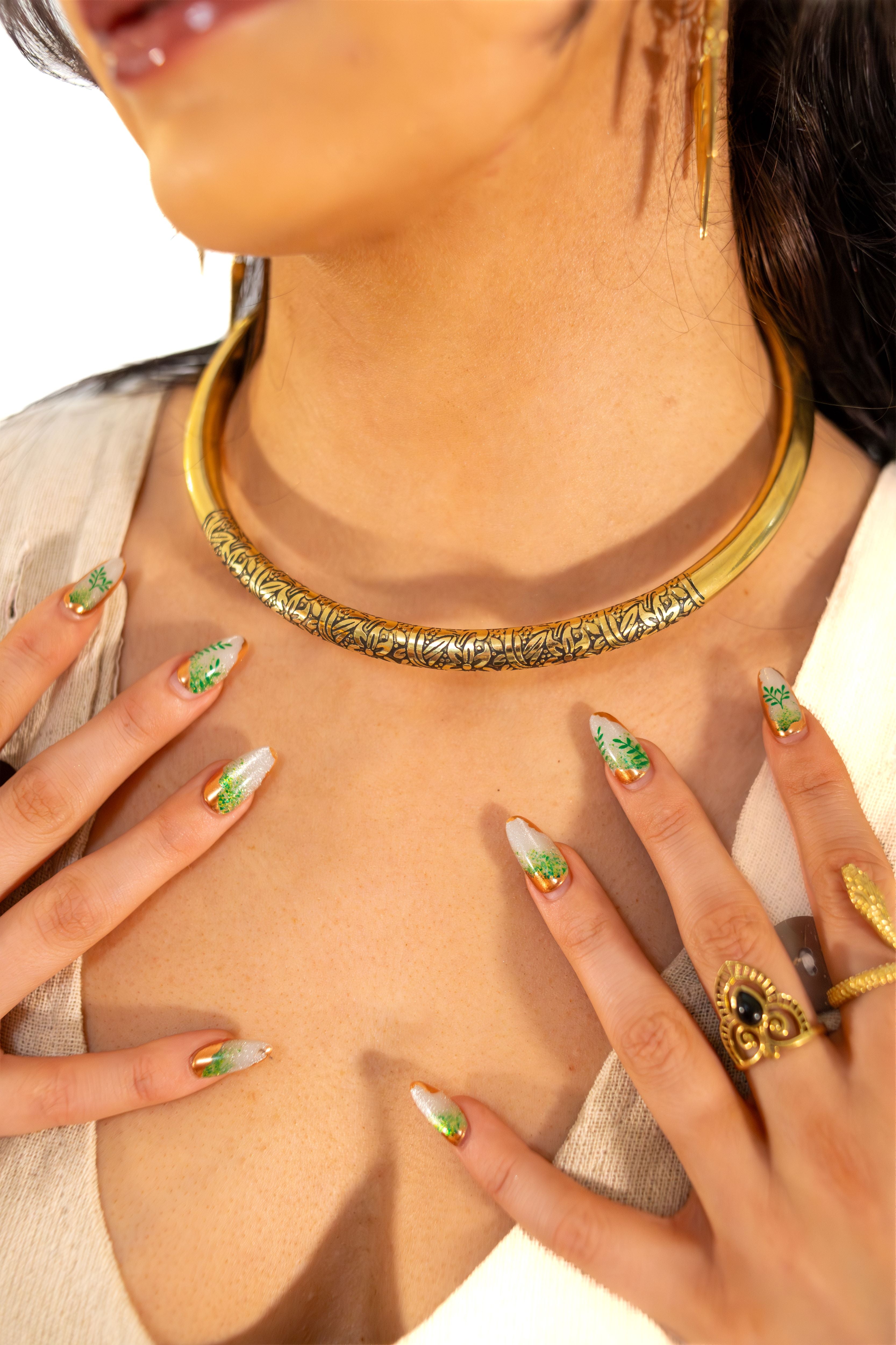 Ancients Engraved Choker